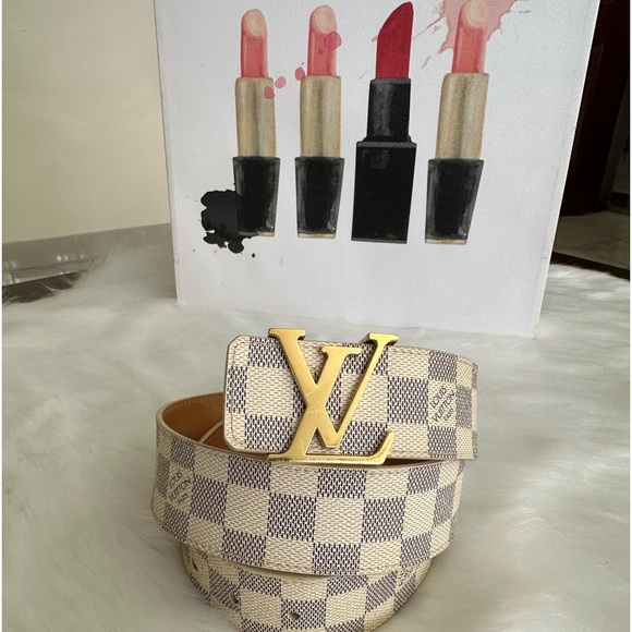Louis Vuitton Accessories - Auth Louis Vuitton Belt 80/32
